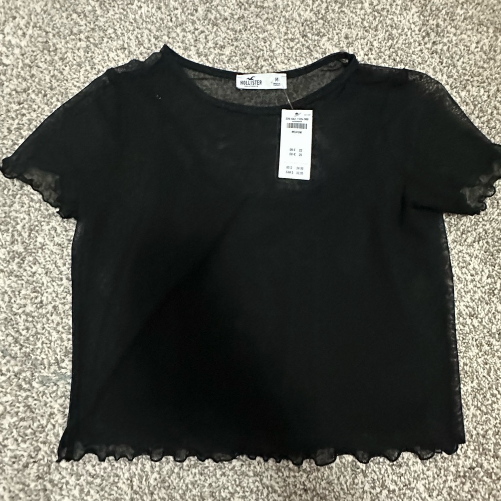 hollister mesh tshirt